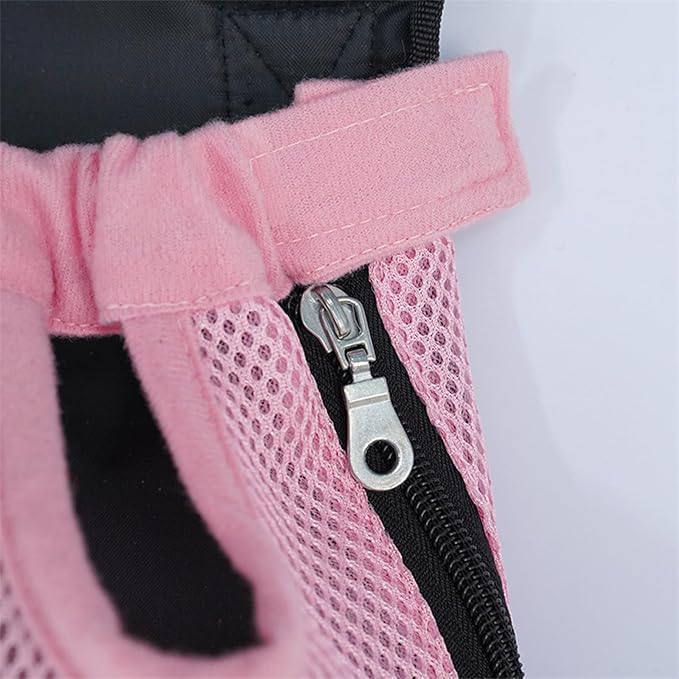 Portable Pet Carrier Backpack, Adjustable Pet Front Cat Dog Carrier Backpack Travel Bag for Small Medium Dogs Cats Puppies, Cat Backpack Carrier for Hiking Cycling (E, XL)