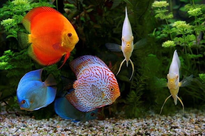 Aquatic Foods Inc. Brine Shrimp Flakes for Freshwater Cichlids, Angels, Live Bearers, Tetras, Guppies, Marine Tangs, Butterflies, Angelfish, Anthias, Clown Fish...WL 2oz Sm Jar