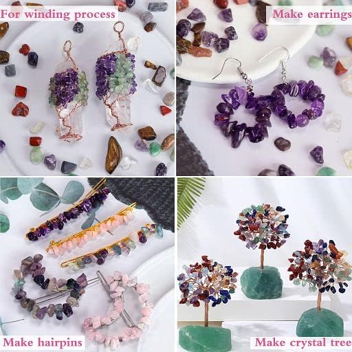 YATOJUZI Labradorite Aquarium Gravel Rocks Bulk Wholesale Tumbled Crystals Stones Chips Crushed Reiki Energy Balancing Gemstones for Planters Vase Filler Fountain Fish Tank Potted Decor 0.44LB