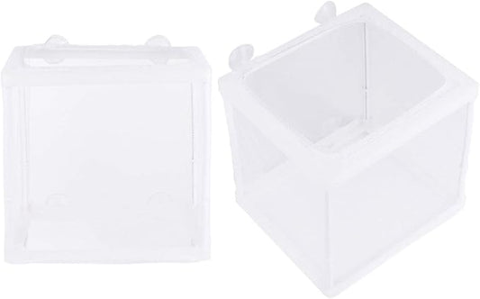 Fish Box, Aquarium Box Nylon Mesh Fish Fry Hatchery Box Floating Separation Net