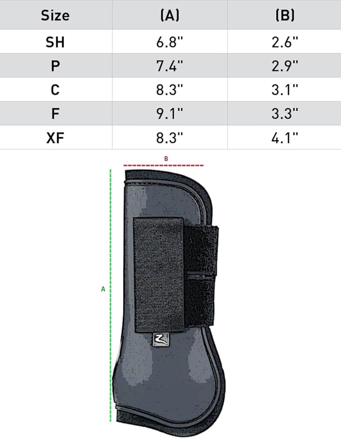 HORZE Adepto Open Front Tendon Boots | Durable Shell with Neoprene Lining - Languid Lavender Purple - Pony