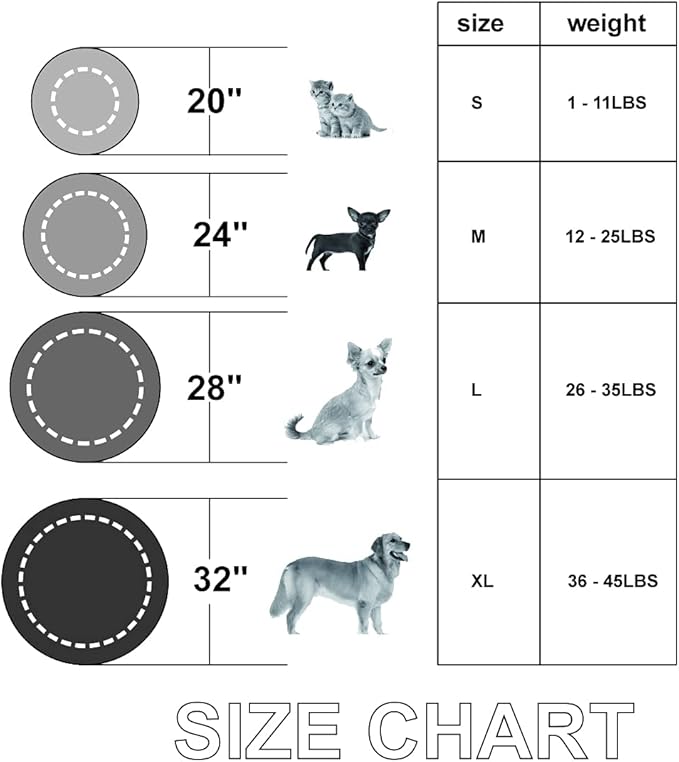 Calming Dog Bed X-Large, Soft Round Cuddler Dog Beds Fluffy Plush Faux Fur Pet Beds, Anit-Anxiety Self-Warming Comfy (32", Purple)