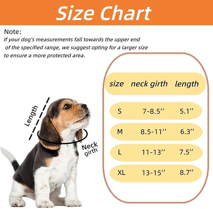 Soft Dog Cone Collar for Dogs After Surgery, Adjustable Dog Recovery Cone Collar for Medium Small Puppy Dogs and Cats to Stop Licking (Strawberry L)