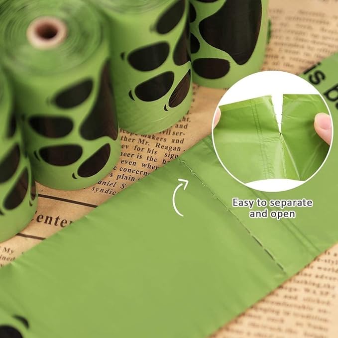 Dog Poop Bag Holder for Leash, 2 Pack Dog Poop Bag Dispenser, Sturdy and Guaranteed Leakproof Poop Bag Holders for Leashes, Dog Waste Bag Holder, Unscented, 2 Dispenser and 30 Bags By PobbY