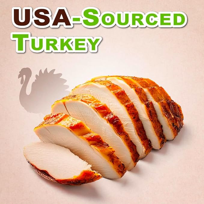 Afreschi Turkey β-Carotene Stick Dog Treats – 16 oz, USA-Sourced Trukey, All-Natural, Hypoallergenic, Low-Fat, Healthy & Easily Digestible, Puppy & Training Snack