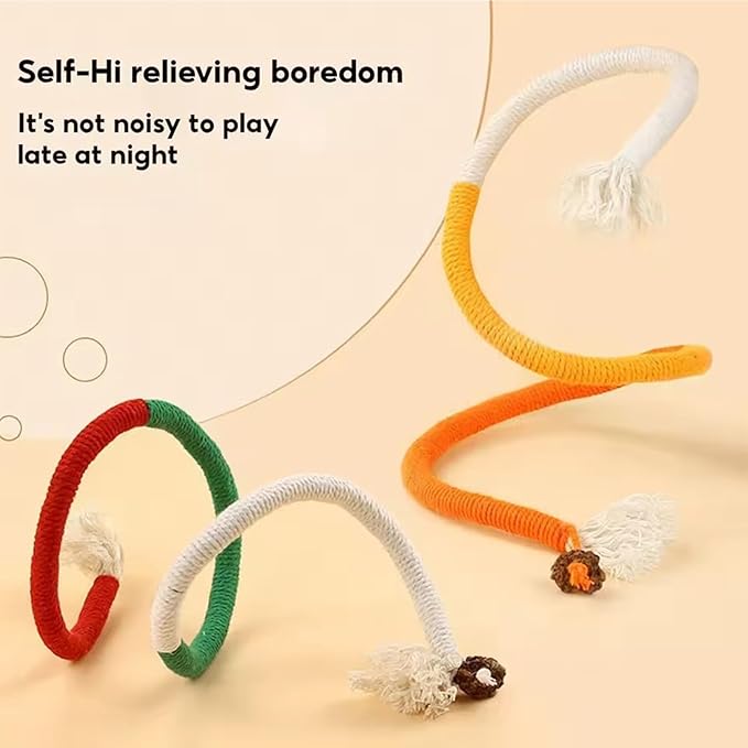 Celery Pets Cat Chew Rope,Catnip-Infused Organic Cotton Chew Rope Toys for Cats, Soft & Safe Dental Chew Toys for Indoor Cats, Self-Play and Teeth Cleaning (3PCS)