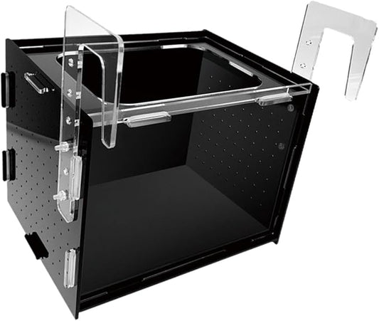 Fish Breeding Box Hatchery Sturdy Clear Acrylic Separation Incubator Isolation Box for Clownfish Betta Baby Fish Guppy, 20x15x15cm