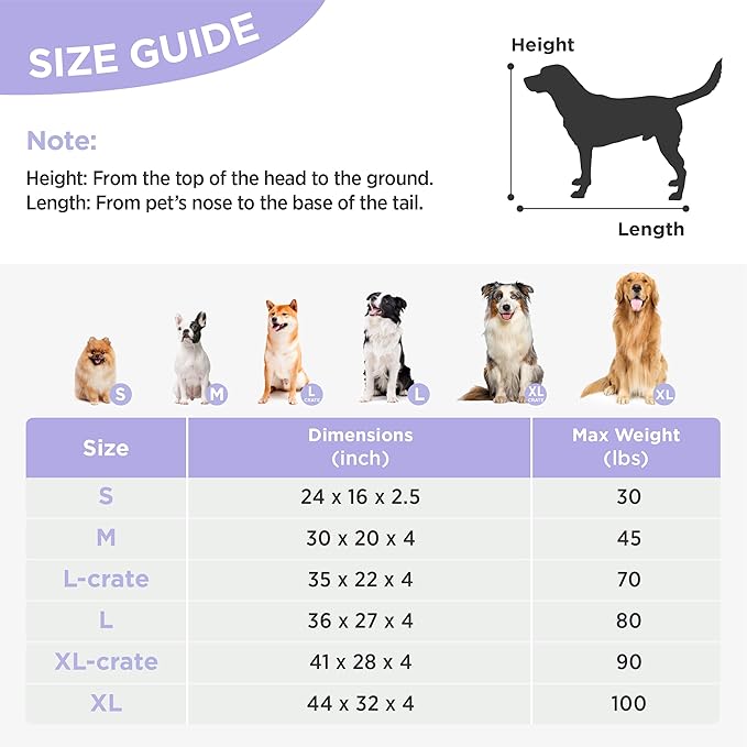LE SURE Dog Beds Medium Size-Thick Shredded Chopped Foam Pet Bed Indoor with Removable Cover, Cute Modern Fuzzy Plush & Anti Slip Bottom, Pink