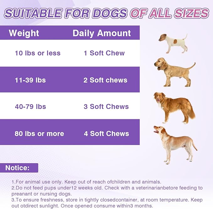 Dog Allergy Chews - Dog Allergy and Itching Skin Relief Anti Itch Aller Immune Bites for Dogs licking Paws Relief Itchy Chew Probiotics Vitamins for Skin and Coat Allergies - (Peanut Butter, 200 Ct)
