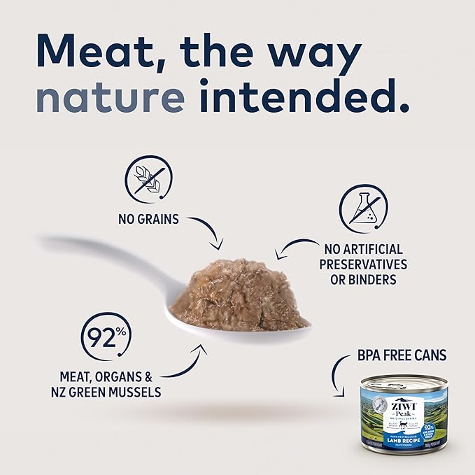 ZIWI Peak Wet Cat Food Variety Pack - Beef, Chicken, Lamb, Venison, 12 Pack (3oz Each)