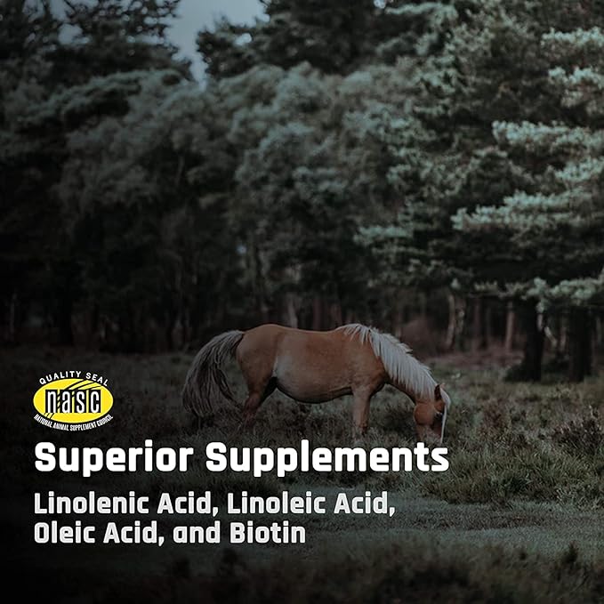 Majesty's Omega Wafers - Superior Horse / Equine Skin, Coat, and Immune Support Supplement - Omega 3, 6, 9, and Biotin - 30 Count (1 Month Supply)