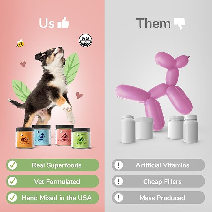 kin+kind Organic Fiber for Dogs&Cats - Pumpkin Boost for Healthy Poops - Digestive Health - Flax Seed, Ginger, Turmeric and Coconut - Made in USA - Bundle (3 x 8 oz)