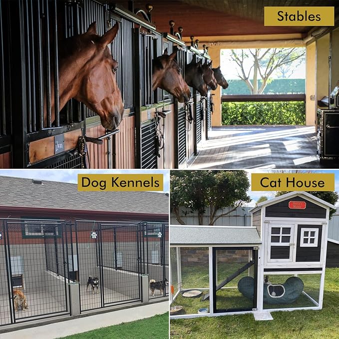 Acrylic Horse Stall Name Plate, 2.4" x 8" Personalized Stall Signs, UV Protected, Custom Pet Name Sign, All Weather Adhesive, Mounting (Antique Copper, Style 3)