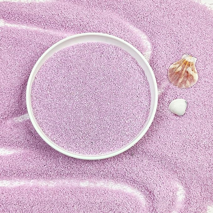 20 lbs Pink Sand, 0.4-0.8 mm Decorative Sand for Aquarium, Fish Tank, Candle, Vase Filler, Wedding Ceremony, Arts Crafts and Bowl Fillers
